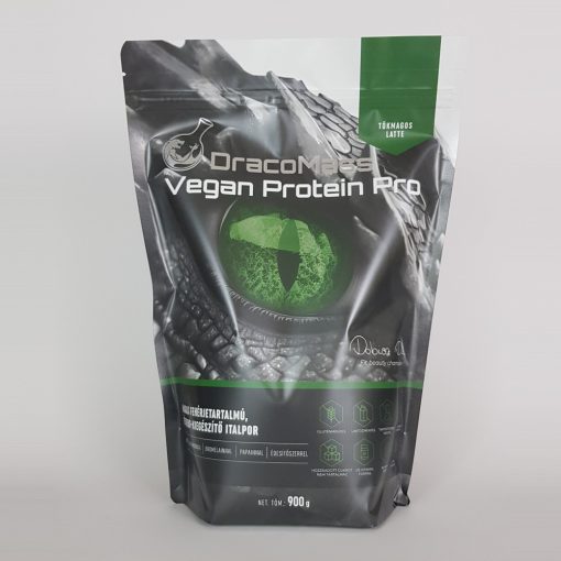 DracoMass Vegan Protein Pro Tökmagos Latte (900 g)